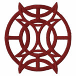 Four Cresent Moons Magickal Symbol Sign embroidered shirts