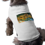 Four Cut Sunflowers, Vincent Van Gogh Doggie Tee
