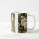 Four different Bouguereau Paintings mugs