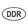 FOUR East Germany "DDR" Sticker