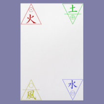 Four Elements stationery