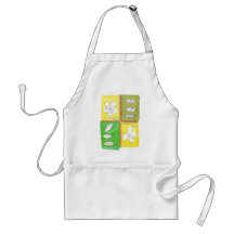 four flowers apron
