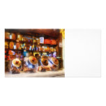 Four Glass Candy Jars Customized Photo Card