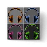 Four Graphic Headphones