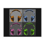Four Graphic Headphones