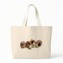 four guinea pigs who eat, sac de toile