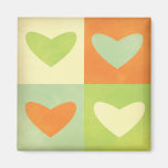 Four Hearts Kühlschrankmagnete