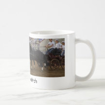 Four horse hitch mugs
