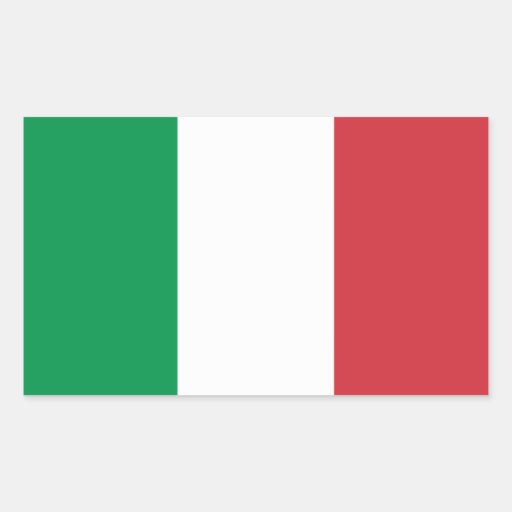 FOUR Italy National Flag Sticker