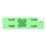Four-leaf Clover - bumper sticker