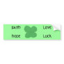 Four-leaf Clover - bumper sticker