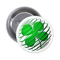 Four Leaf Clover Button buttons
