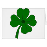 Four Leaf Clover Greeting Cards