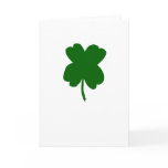 Four leaf clover, green clover, St. Patrick's Day Greeting Cards
