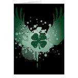 four leaf clover. hi-fi. v1. greeting card