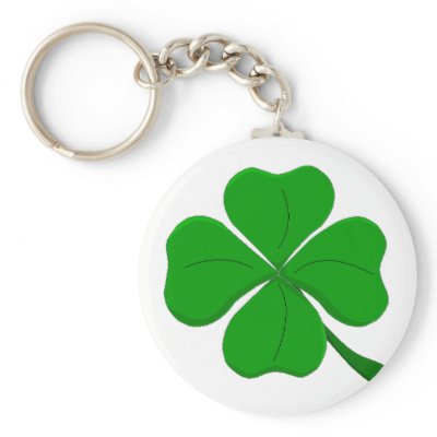 four-leaf-clover keychains by BlueLotusArt