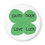 Four-leaf Clover - magnet