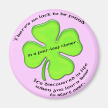 Four-Leaf Clover Magnet
