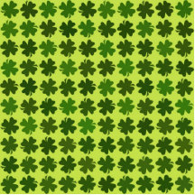 Four Leaf Clover Pattern Photo Cut Outs