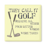 Four Letter Word Refrigerator Magnets