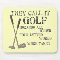 Four Letter Word mousepads