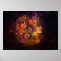 Four piece composition posters