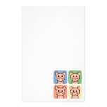 Four Pigs Personalized Stationery