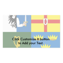 Four Province Ireland, Iraq flag Business Card Templates