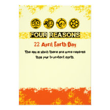 Four Reasons To Protect The Earth Personalized Announcements