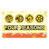 Four Reasons To Protect The Earth Rectangle Stickers