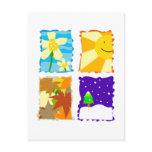 Four Seasons Post Card