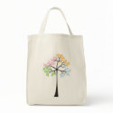 Four Seasons Tree Custom Summer Gift Tote / Bag