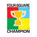 Four-Square Champion Post Cards