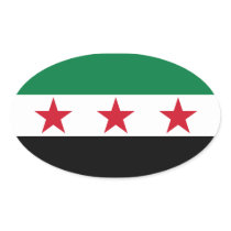 FOUR Syria Flag Sticker