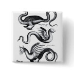 Four types of dragon pinback button