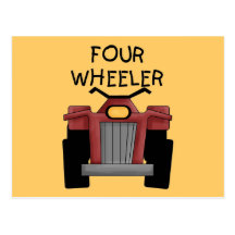 Four Wheeler Tshirts and Gifts Post Cards