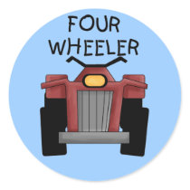 Four Wheeler Tshirts and Gifts Sticker