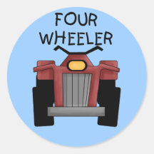 Four Wheeler Tshirts and Gifts Sticker