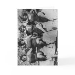 Four women in swimming bathers on the riverbank card
