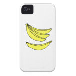 Four Yellow Bananas. iPhone 4 Cover