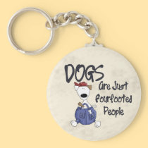 Fourfooted People keychains