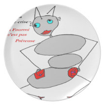 FOURMI CRISE 2.png Assiette Pour Soirée