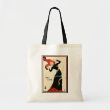 Fourre-tout :  Toulouse Lautrec - Jane Avril Sacs En Toile