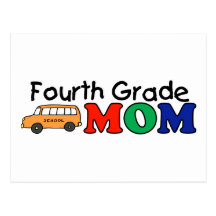 Fourth Grade Mom Post Cards
