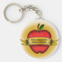 fourth grade Teacher Keychain