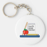 Fourth Grade Teacher (Notebook) Keychain