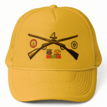 Fourth Infantry Regiment Cross Rifles Hats