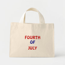 FOURTH , OF, JULY CANVAS BAG