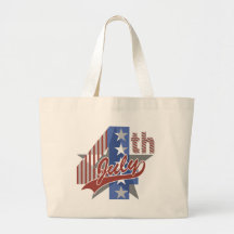 Fourth of July Canvas Bags