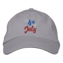 FOURTH OF JULY cap Embroidered Baseball Cap